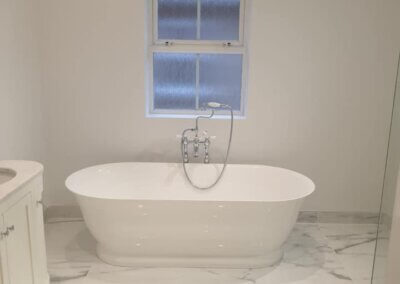 bathroom floor tiling